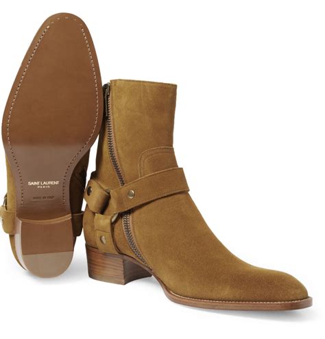 yves saint laurent essential dave boots men|yves saint laurent men's shoes.